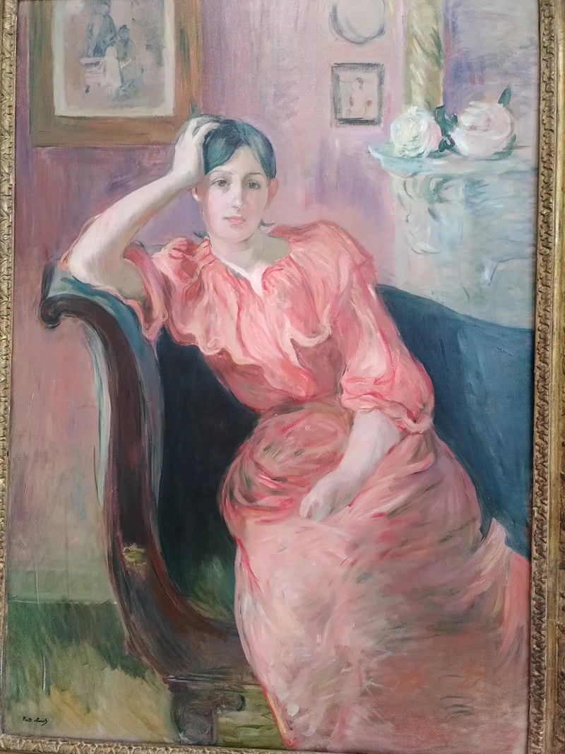 Porträt von Jeanne Pontillon - Berthe Morisot