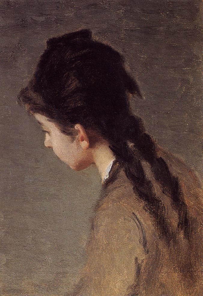 Porträt von Jeanne in Profil - Eva Gonzalès