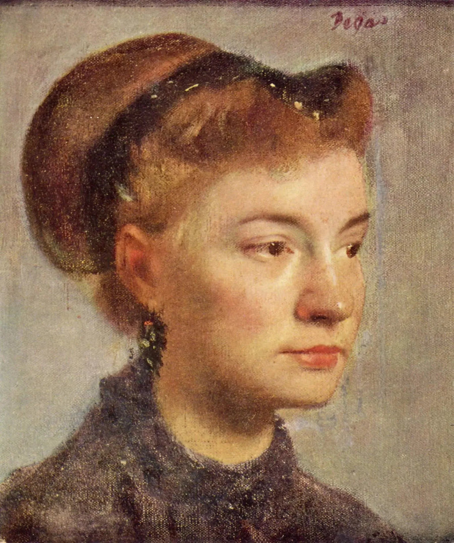 Porträt einer jungen Frau - Edgar Degas