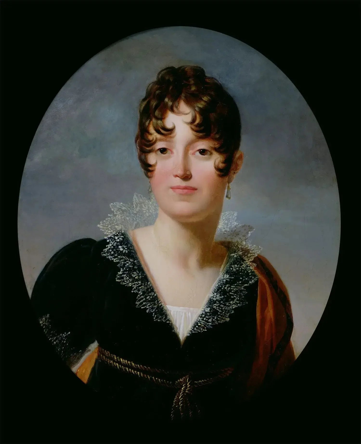 Portrait de jeune femme - François Gérard image 2 tableau peint à l’huile sur toile