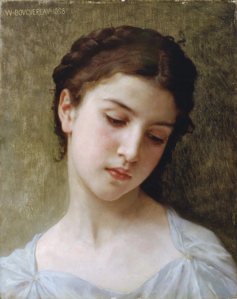 Porträt eines jungen Mädchens - Bouguereau