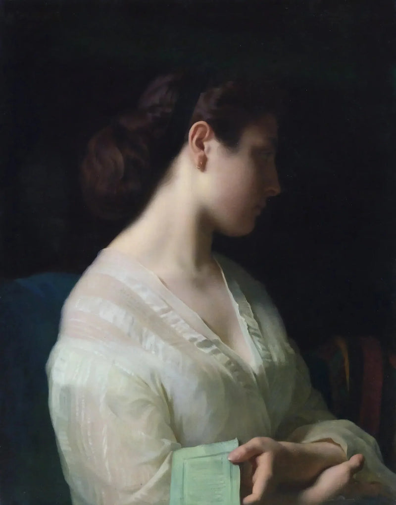 Porträt eines jungen Mädchens - Hippolyte Flandrin