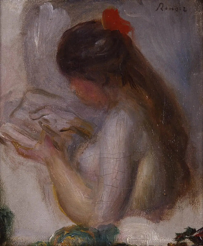 Porträt eines jungen Mädchens beim Lesen - Pierre-Auguste Renoir