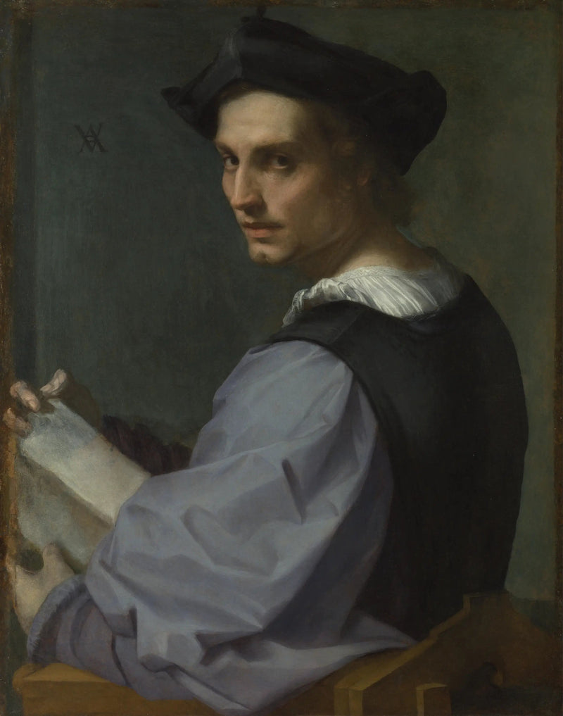 Porträt eines jungen Mannes - Andrea del Sarto
