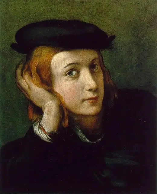Porträt eines jungen Mannes - Antonio da Correggio
