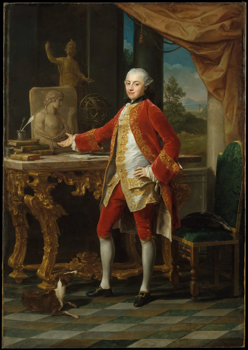Porträt eines jungen Mannes - Pompeo Batoni