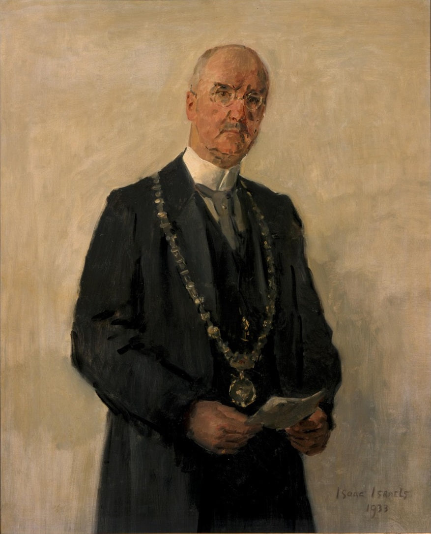 Porträt von Joachimus Pieter Fockema Andreae (1879-1949), Bürgermeister von Utrecht - Isaac Israels
