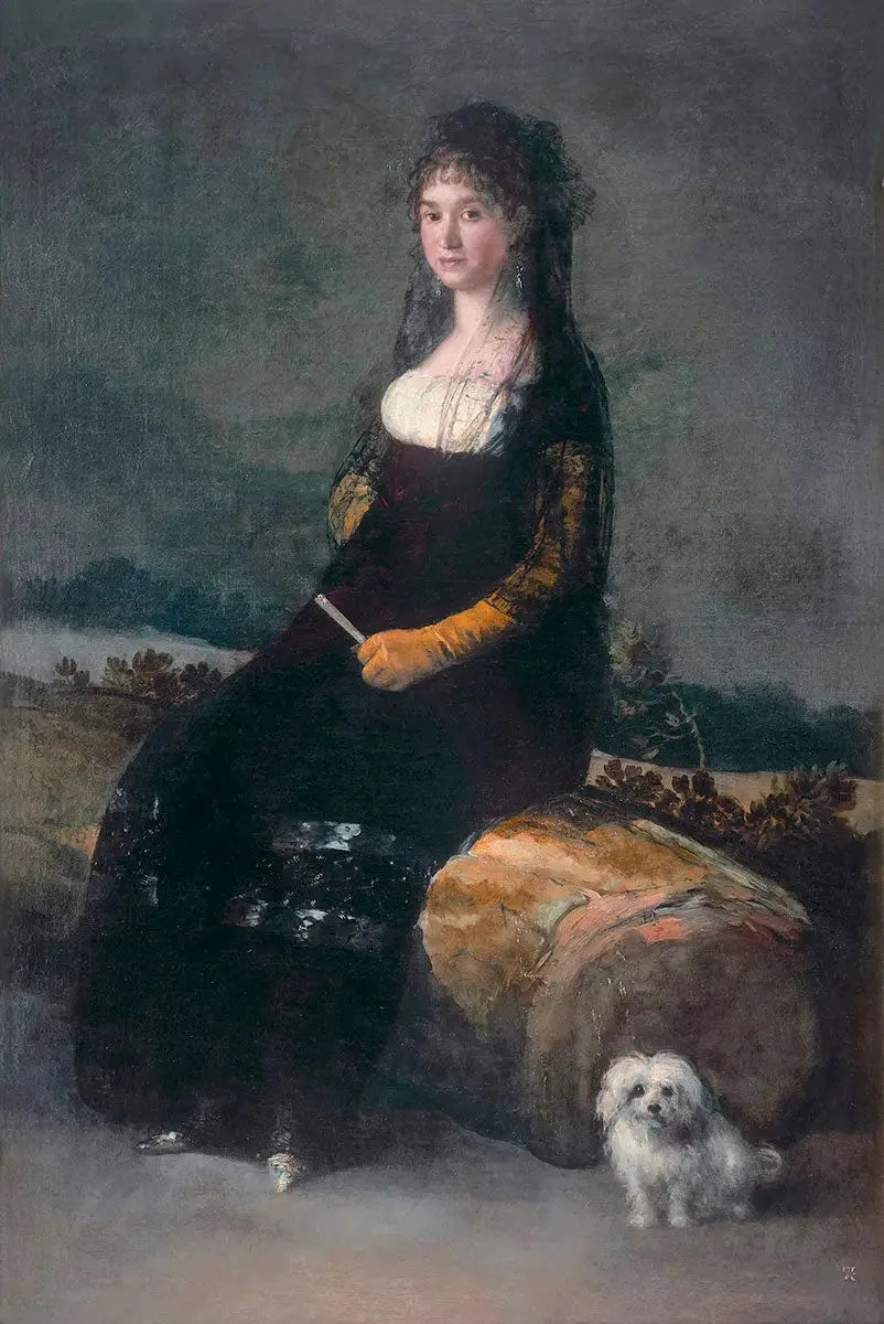 Porträt von Joaquina Candado Ricarte - Francisco de Goya