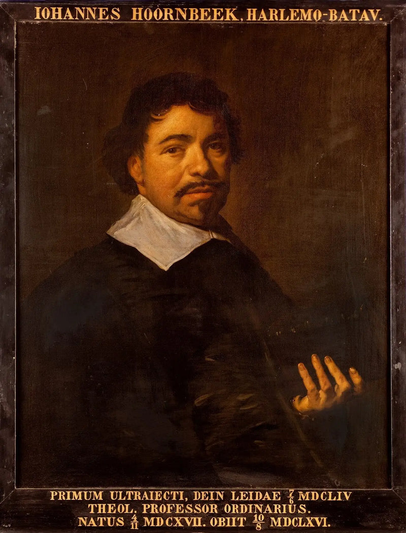 Portrait von Johannes Hoornbeek, Professor in Leiden - Frans Hals
