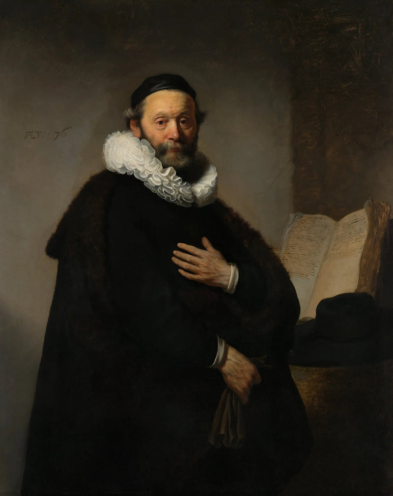 Porträt von Johannes Wtenbogaert - Rembrandt
