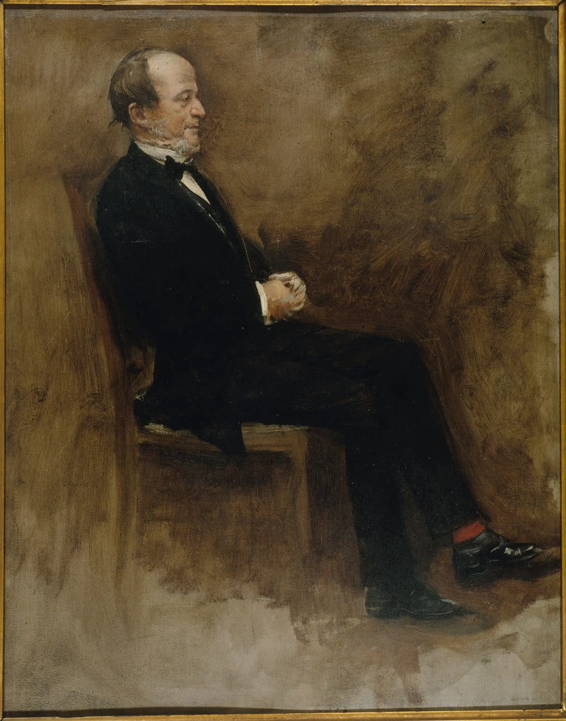 Portrait von John Lemoine (1815-1892), Publizist, Chefredakteur des 