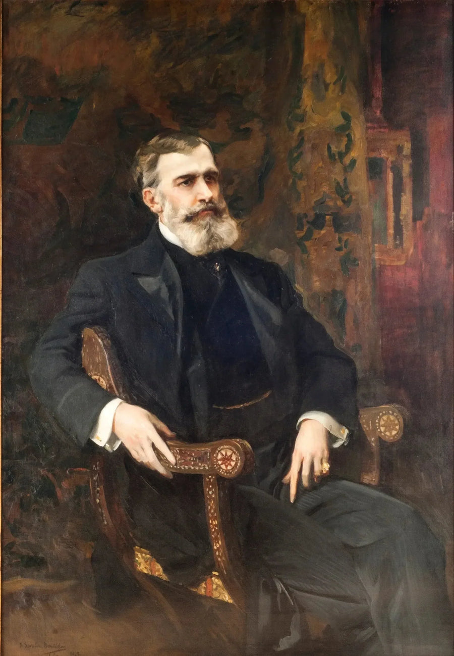 Porträt von José Prudencio Guerrico - Joaquín Sorolla