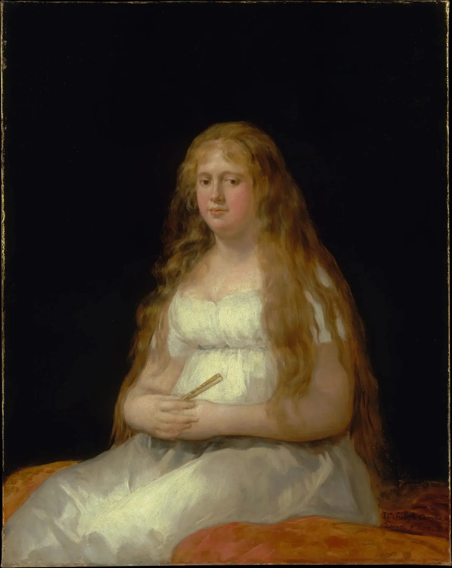 Porträt von Josefa de Castilla Portugal und van Asbrock de Garcini - Francisco de Goya