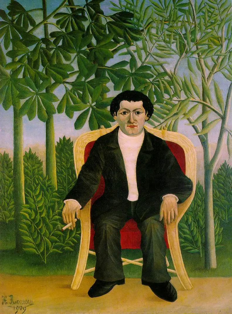 Portrait von Joseph Brummer - Henri Rousseau