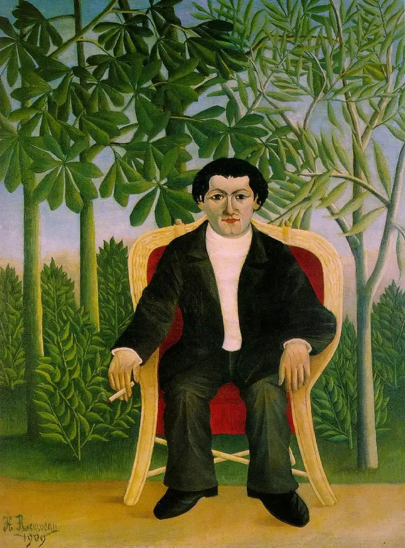 Portrait von Joseph Brummer - Henri Rousseau