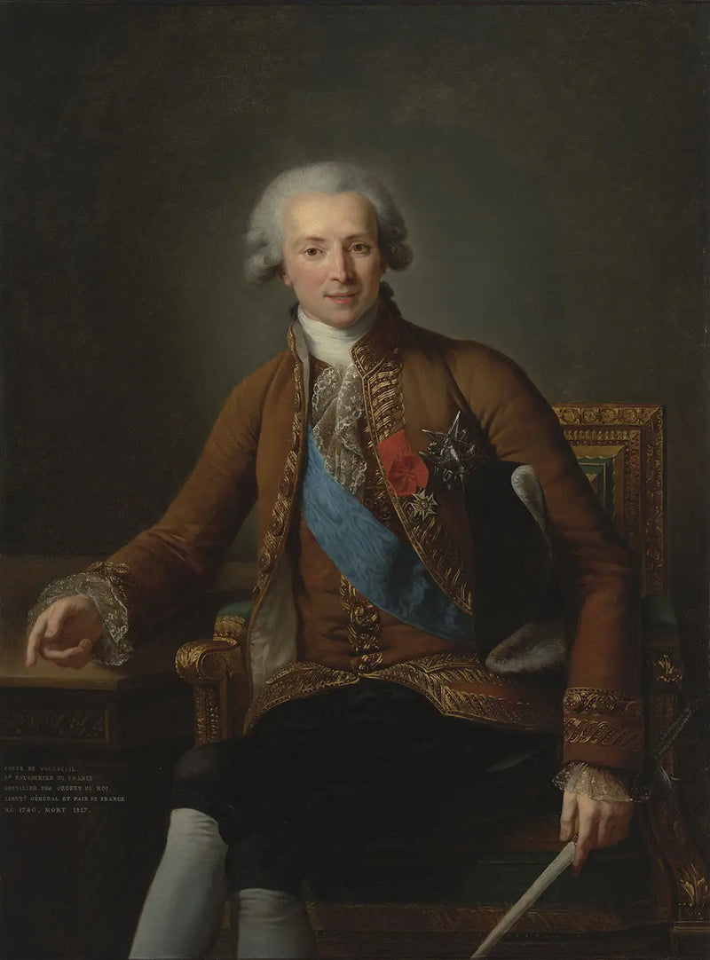 Porträt von Joseph Hyacinthe François de Paule de Rigaud, Graf de Vaudreuil - Élisabeth Vigée Le Brun
