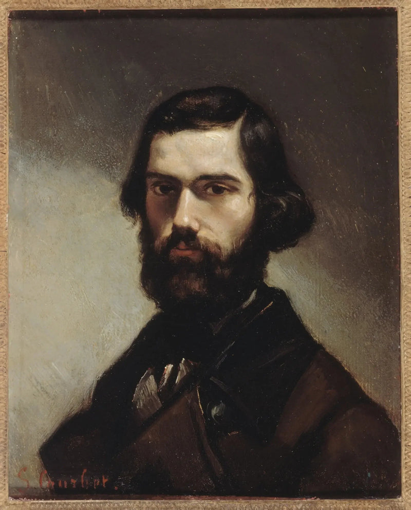 Porträt von Jules Vallès (1832-1885), Schriftsteller - Gustave Courbet