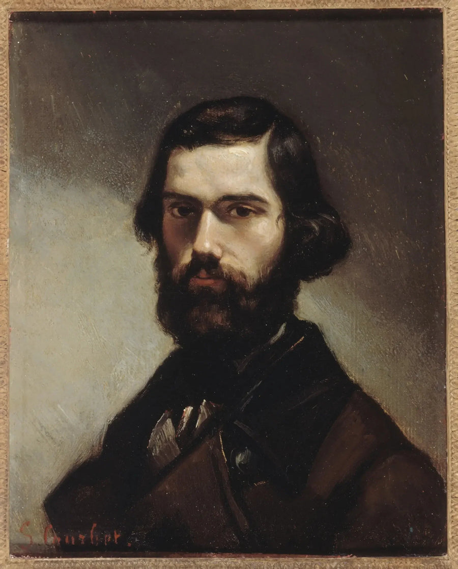 Porträt von Jules Vallès (1832-1885), Schriftsteller - Gustave Courbet