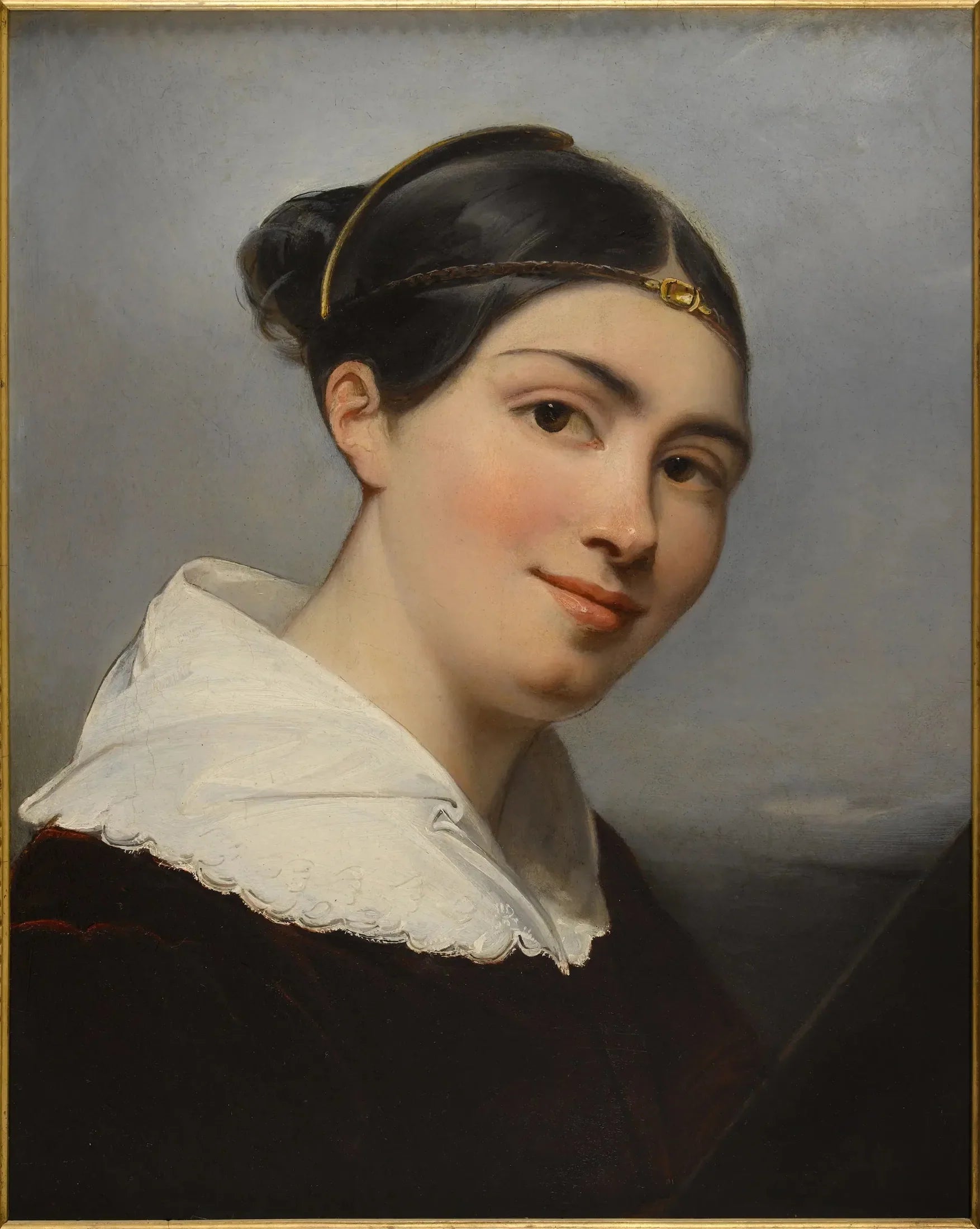 Portrait de Julie Duvidal de Montferrier - François Gérard image 2 copie de tableau peinte à la main