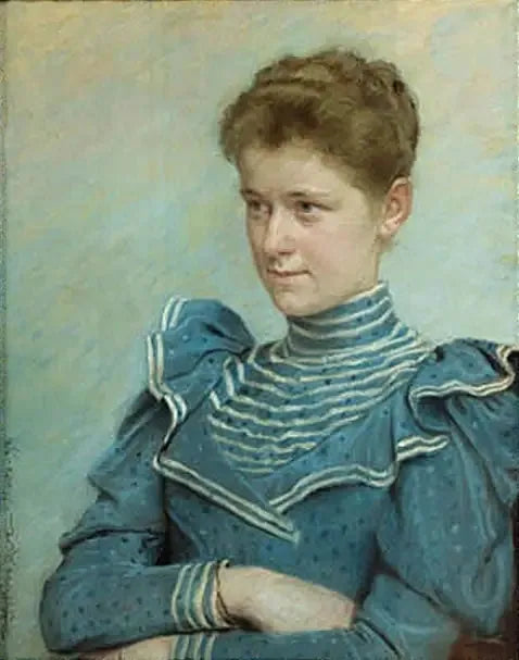 Porträt von Julie Reinhard, geborene Vett. - Peder Severin Krøyer