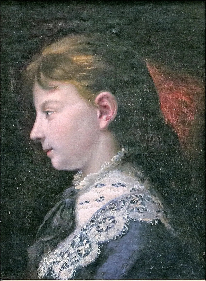 Porträt von Juliette - Gustave Courbet