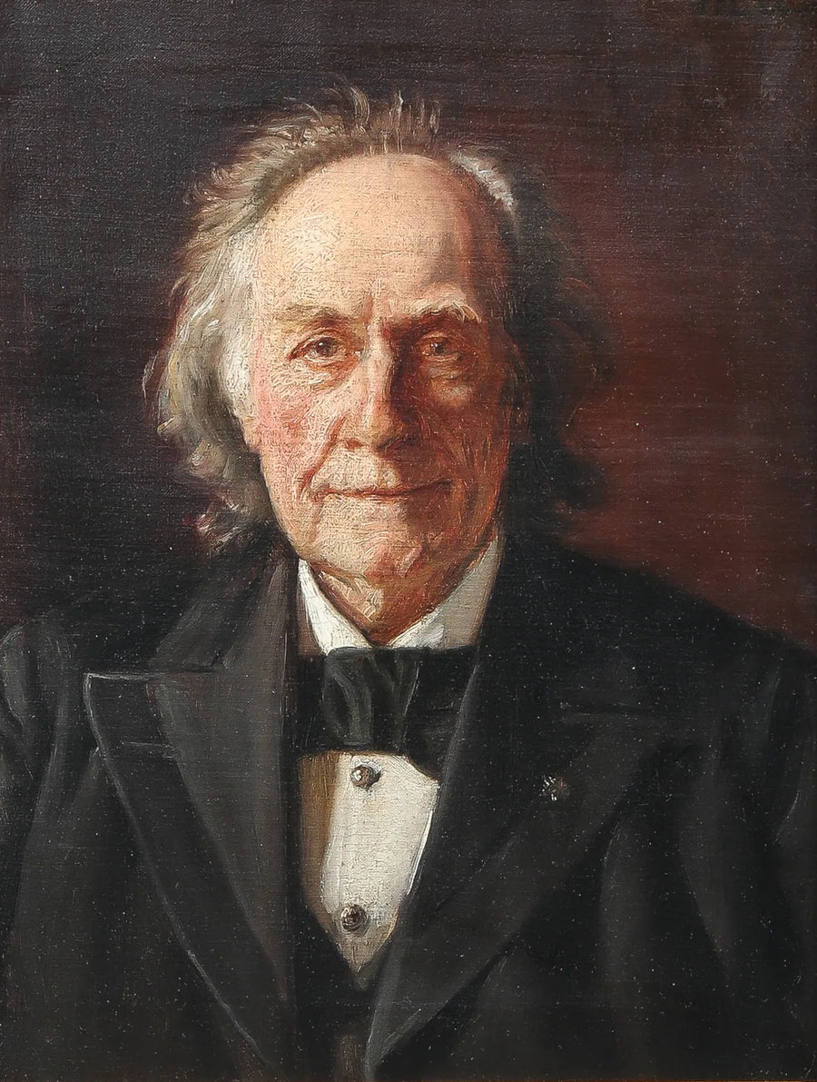 Porträt von Julius Decker. -Michael Peter Ancher