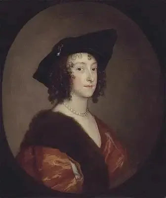 Portrait von Katherine Wotton, Lady Stanhope, Gräfin von Chesterfield (1609-1667) - Antoine van Dyck