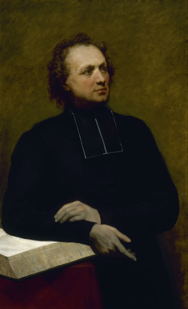 Porträt des Abts Gaspard Deguerry - Ary Scheffer