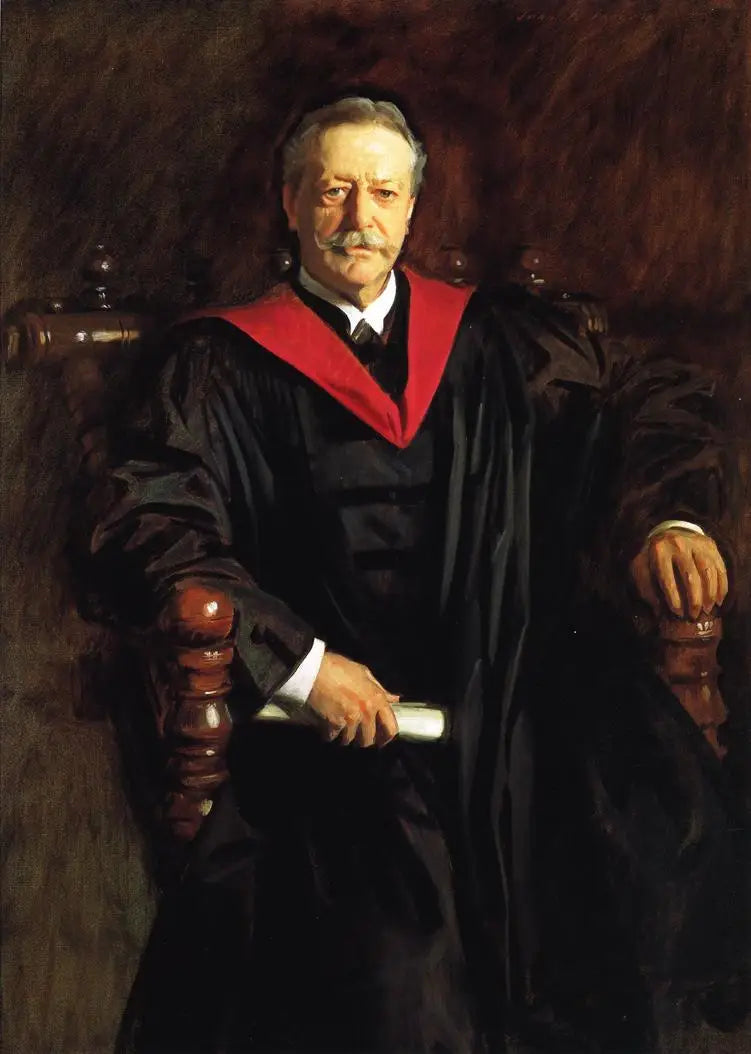 Portrait de l'abbé Lawrence Lowell - John Singer Sargent image 1 reproduction de peinture à l’huile