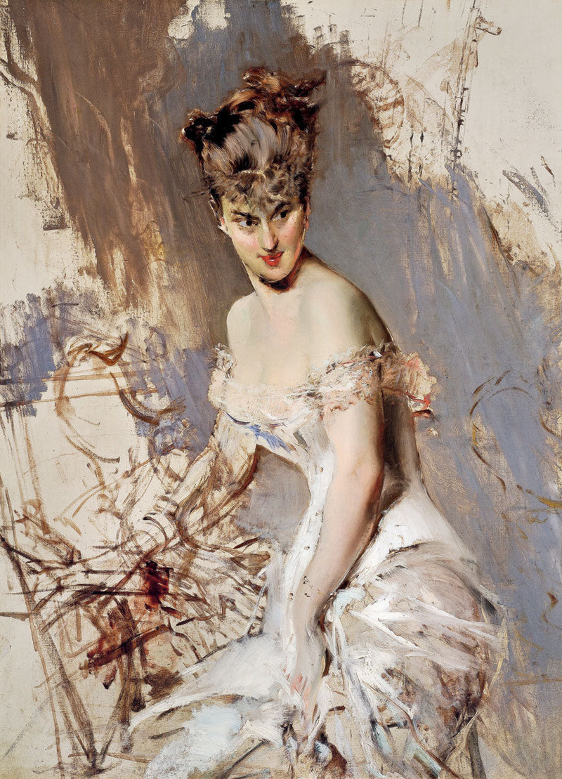 Porträt der Schauspielerin Alice Regnault - Giovanni Boldini