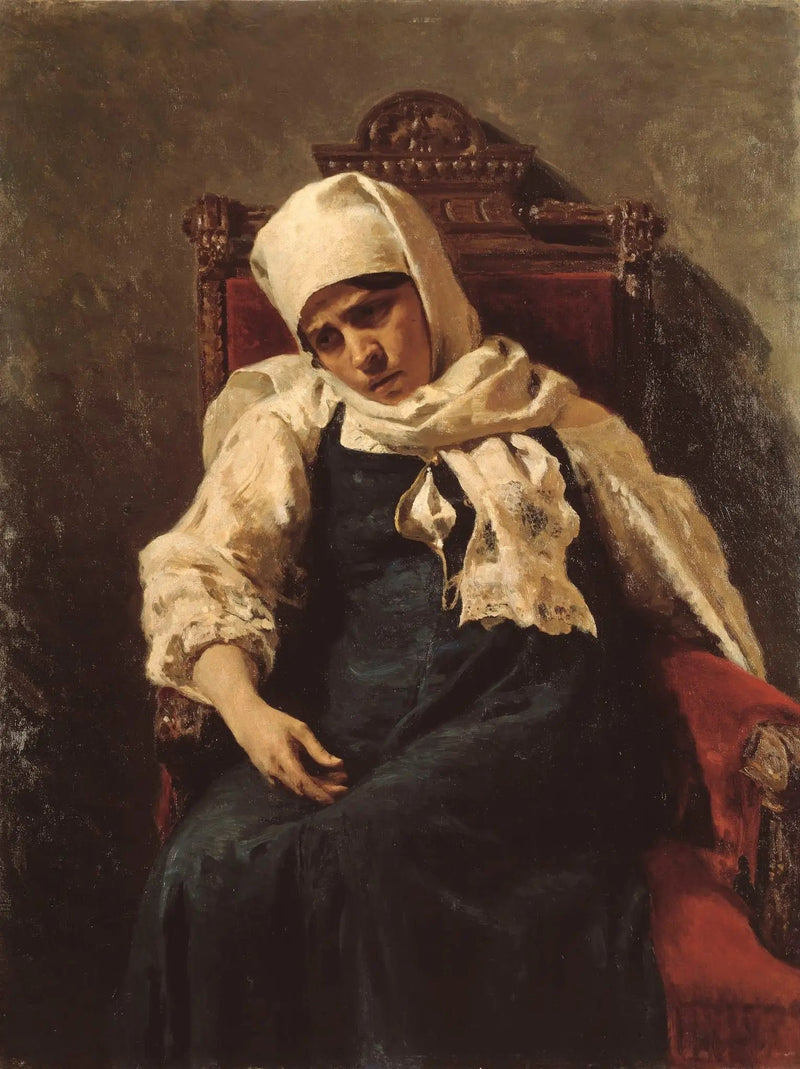 Porträt der Schauspielerin Pelageya Antipevna Strepetova in der Rolle von Elizabeth - Ilya Repin