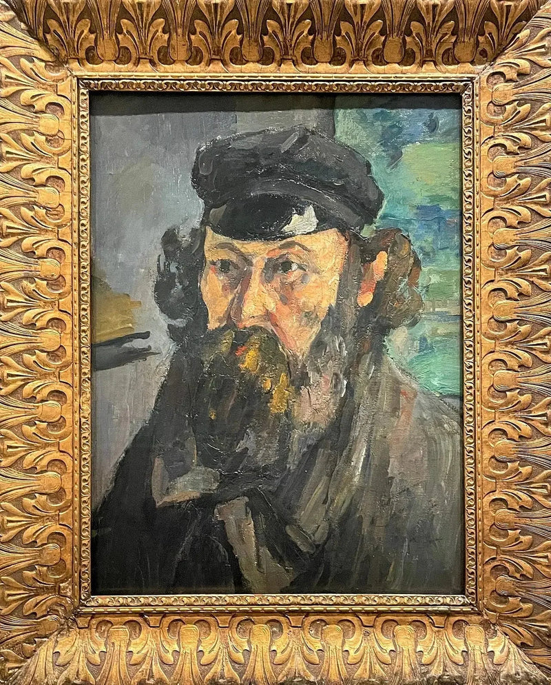 Porträt des Künstlers mit Mütze - Paul Cézanne
