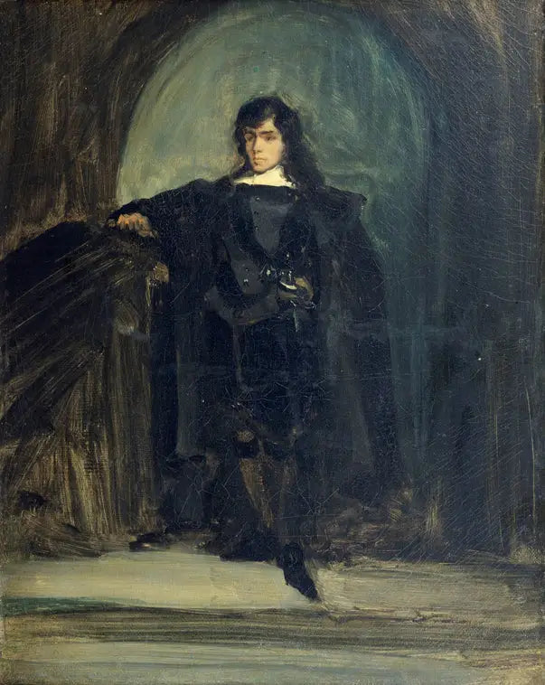 portrait de l'artiste - Eugène Delacroix image 1 reproduction artisanale de tableau