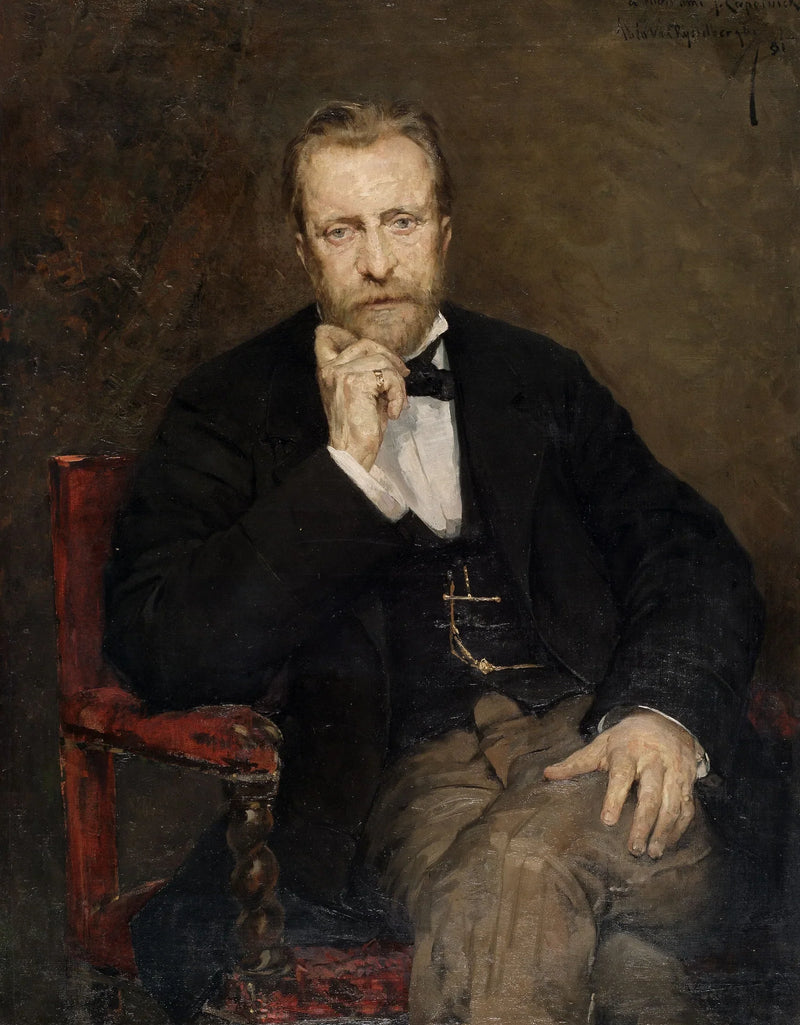 Porträt des Künstlers Jean Capeinick - Théophile van Rysselberghe