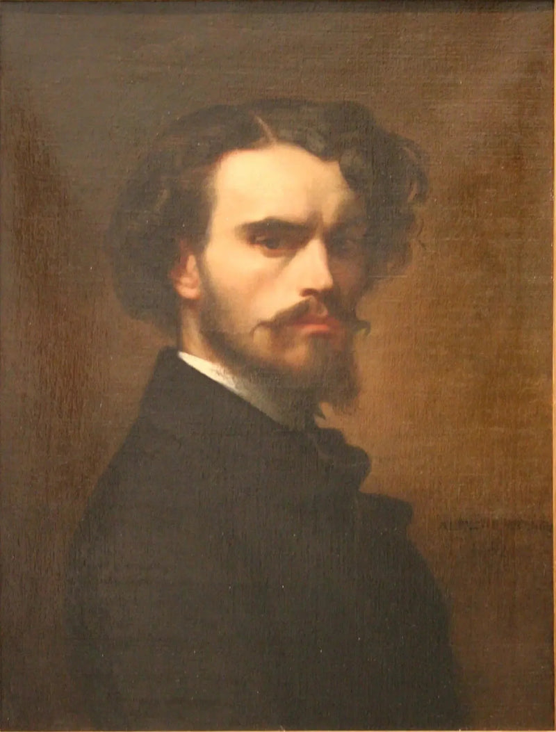 Selbstporträt des Künstlers im Alter von 29 Jahren - Alexandre Cabanel