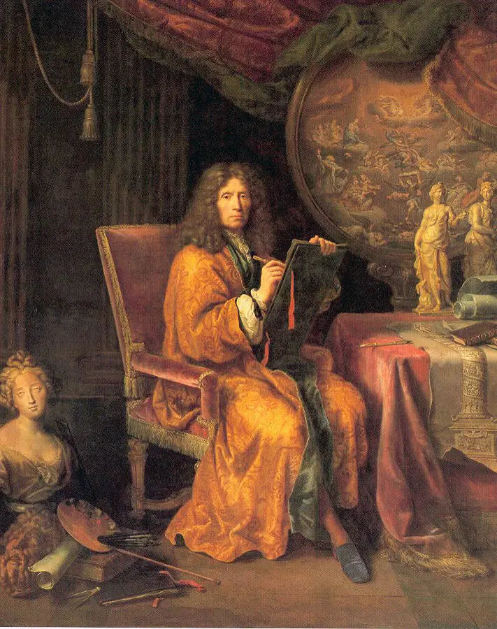 Porträt des Künstlers - Pierre Mignard