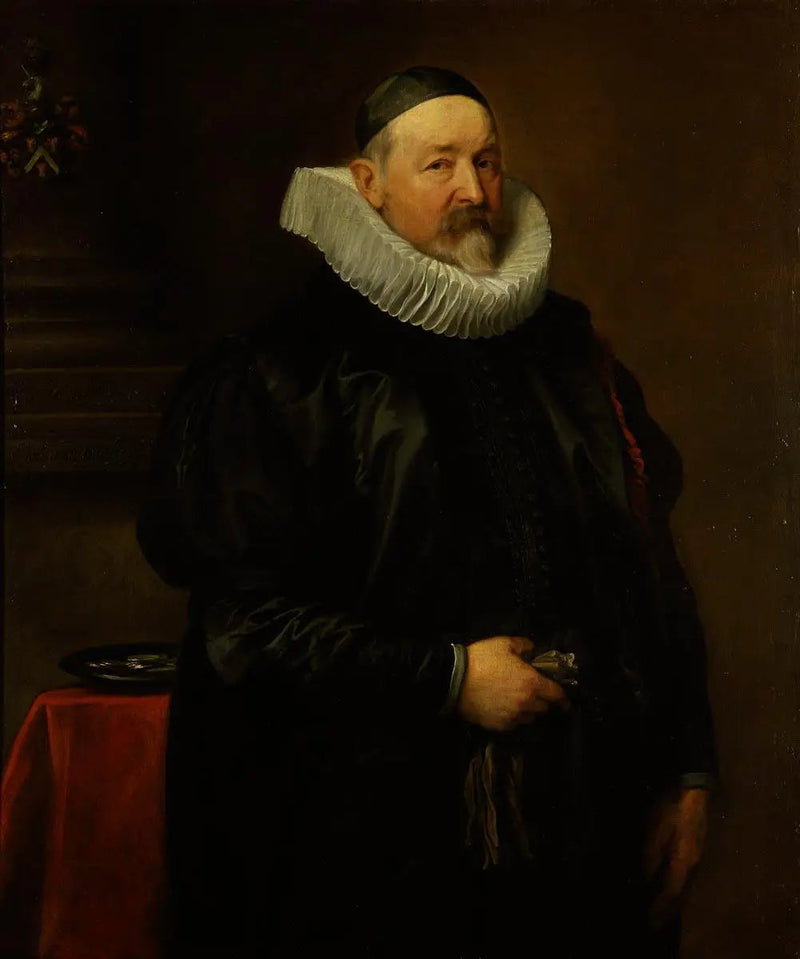 Portrait des Stadtpfarrers von Antwerpen, Adriaen Stevens, 68 Jahre alt - Antoine van Dyck