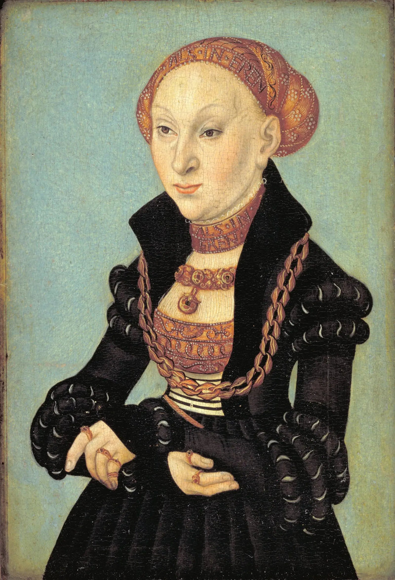 Portrait der Elektrikerin Sibylle von Sachsen (1510-1569) - Lucas Cranach der Ältere