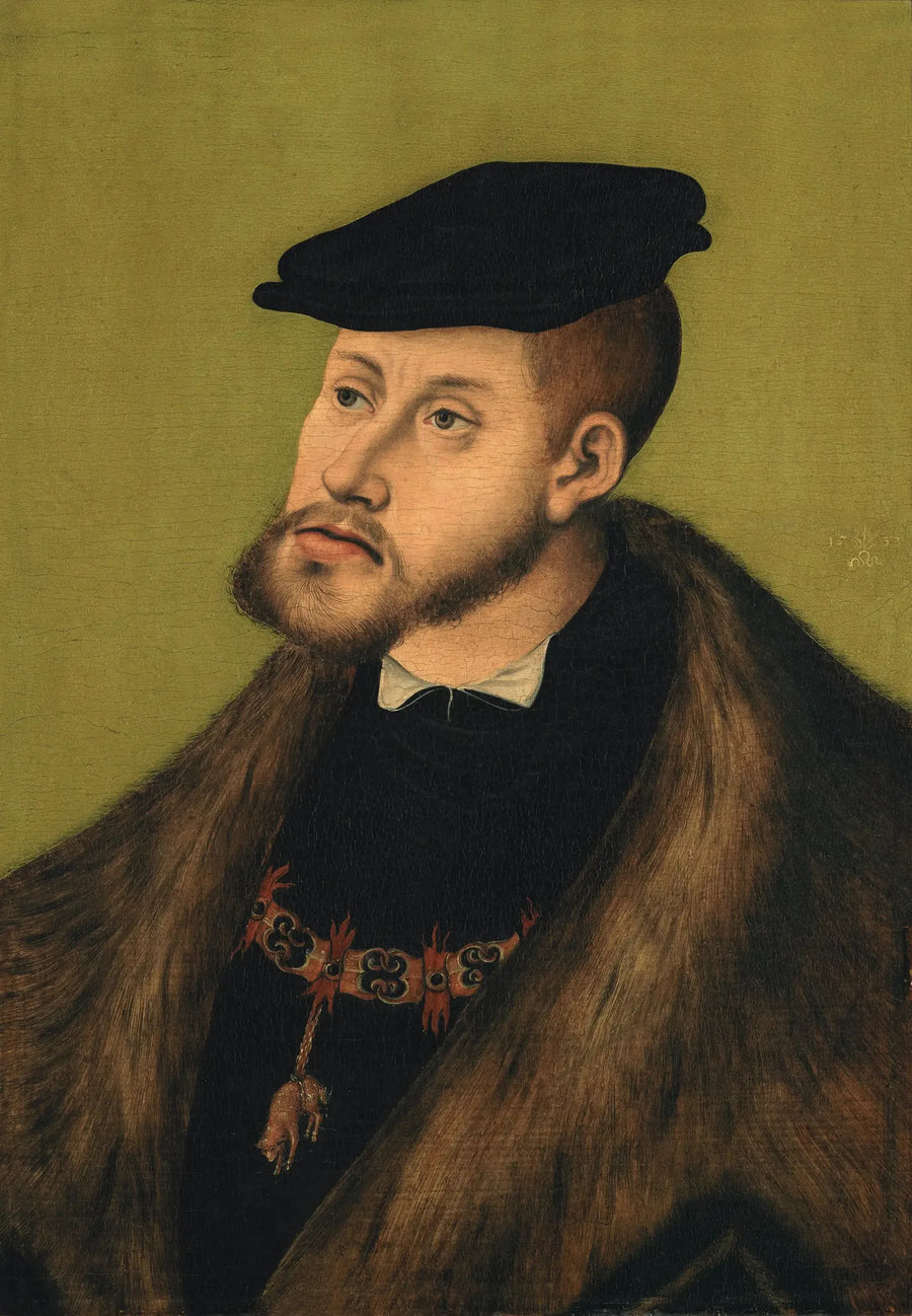 Porträt des Kaisers Karl V. - Lucas Cranach der Ältere