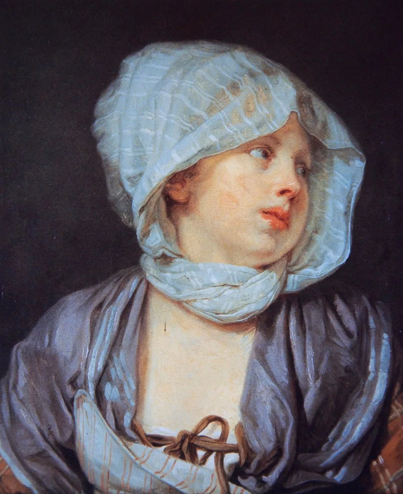 Porträt der Ehefrau des Künstlers - Jean-Baptiste Greuze