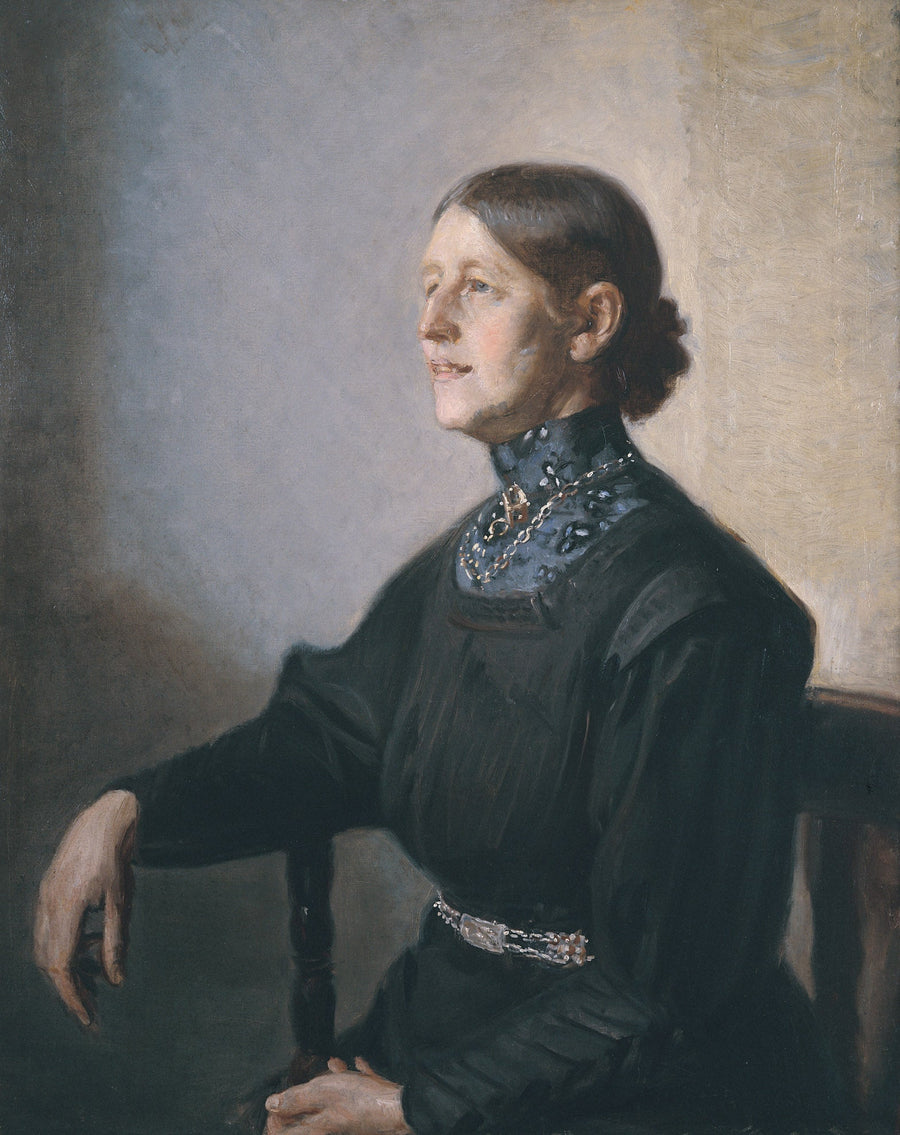 Porträt der Ehefrau des Künstlers, der Malerin Anna Ancher - Michael Peter Ancher