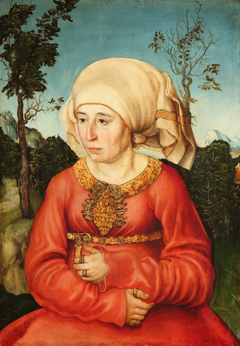 Porträt der Ehefrau eines Juristen - Lucas Cranach der Ältere