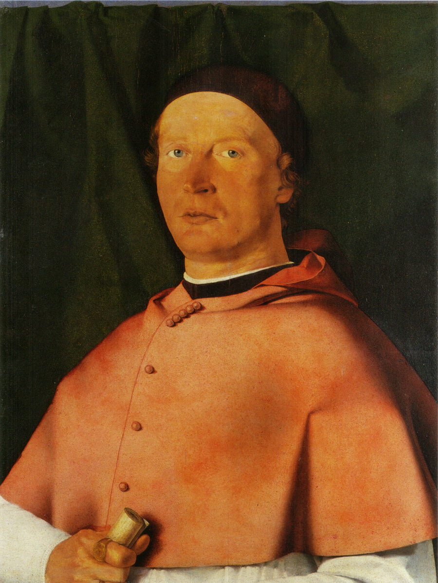 Porträt des Bischofs Bernardo de' Rossi - Lorenzo Lotto