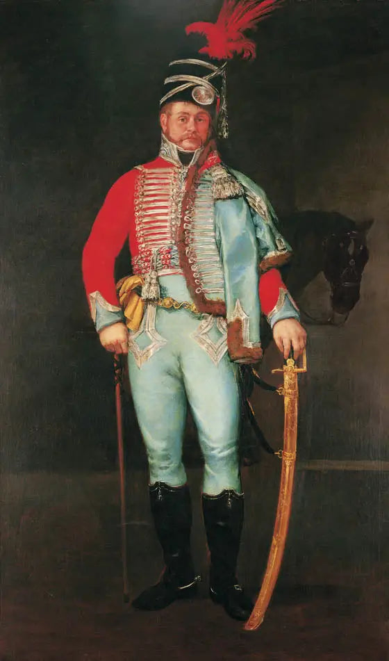 Portrait de l'officier Pantaleón Pérez de Nenin - Francisco de Goya image 1 reproduction d’œuvre d’art à l’huile