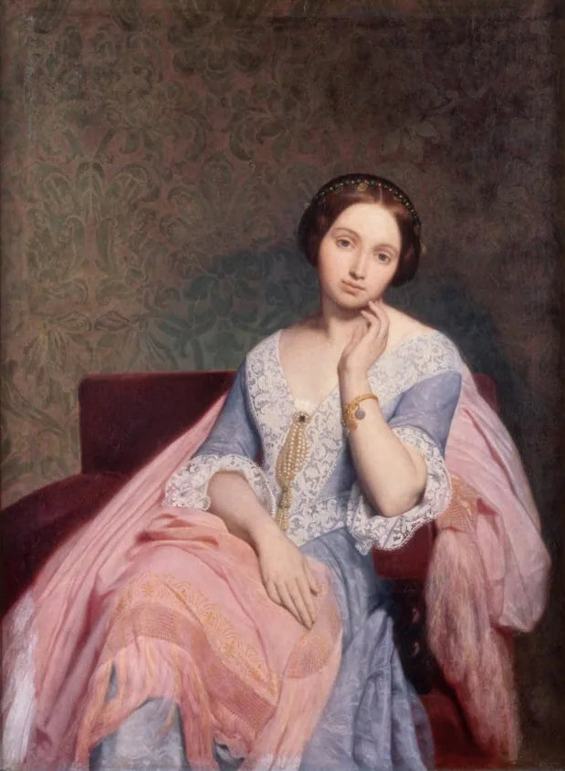 Porträt der Baronin Nathaniel de Rothschild - Ary Scheffer