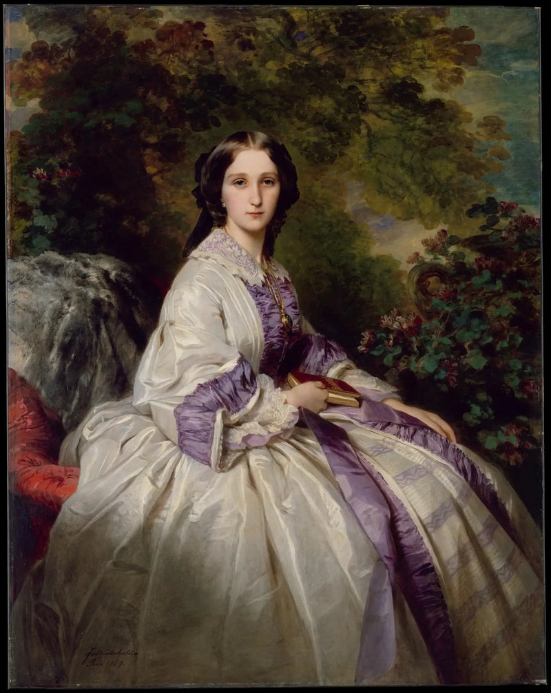 Portrait der Gräfin Alexandre Nikolaïevitch Lamsdorff - Franz Xaver Winterhalter