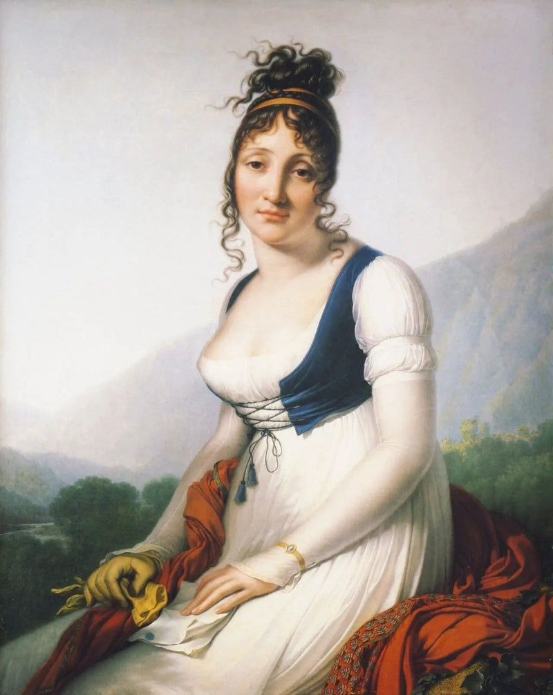 Porträt der Gräfin von Bonneval - Anne-Louis Girodet