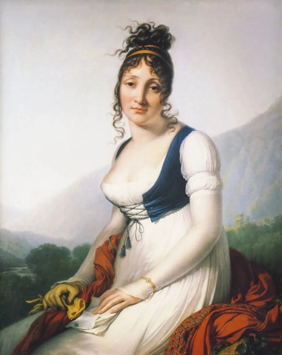 Porträt der Gräfin von Bonneval - Anne-Louis Girodet