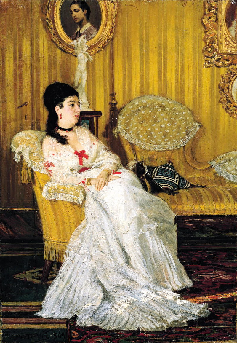 Porträt der Gräfin Carlotta Aloisi Papudoff - Giovanni Boldini
