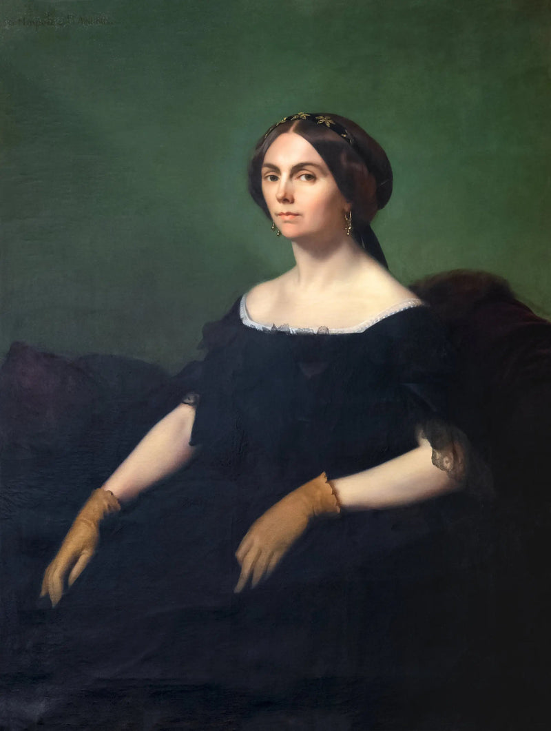 Porträt der Gräfin de Goyon - Hippolyte Flandrin
